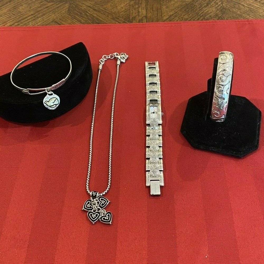 BRIGHTON Bissett Watch, Necklace, Hinged & Charm Bracelet